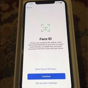 iPhone X 256gb silver